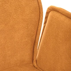 HOMLA Krzeslo Lugro Obrotowe Musztardowe 56X60X82 Cm