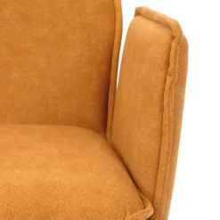 HOMLA Krzeslo Lugro Obrotowe Musztardowe 56X60X82 Cm