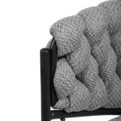 HOMLA Krzeslo Merle Ciemnoszare 57X59X78 Cm