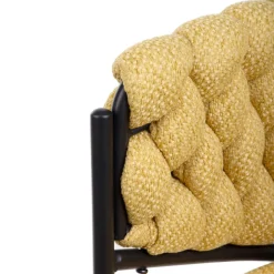 HOMLA Krzeslo Merle Musztardowe 57X59X78 Cm