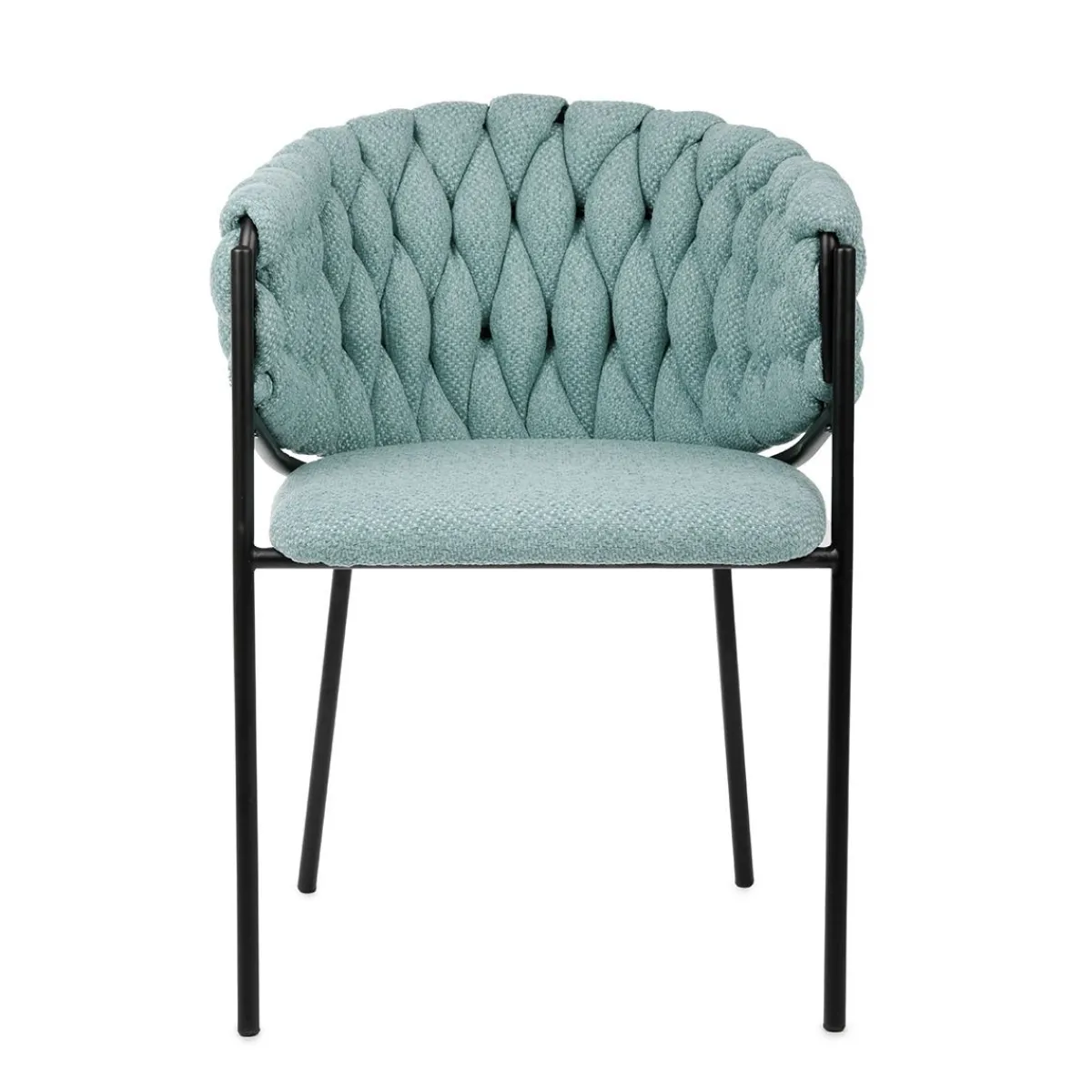 HOMLA Krzeslo Merle Zielone 57X59X78 Cm