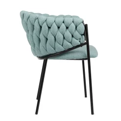 HOMLA Krzeslo Merle Zielone 57X59X78 Cm