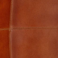 HOMLA Krzeslo Nerea W Obiciu Ze Skory Bawolej Brazowe 46X58X86 Cm