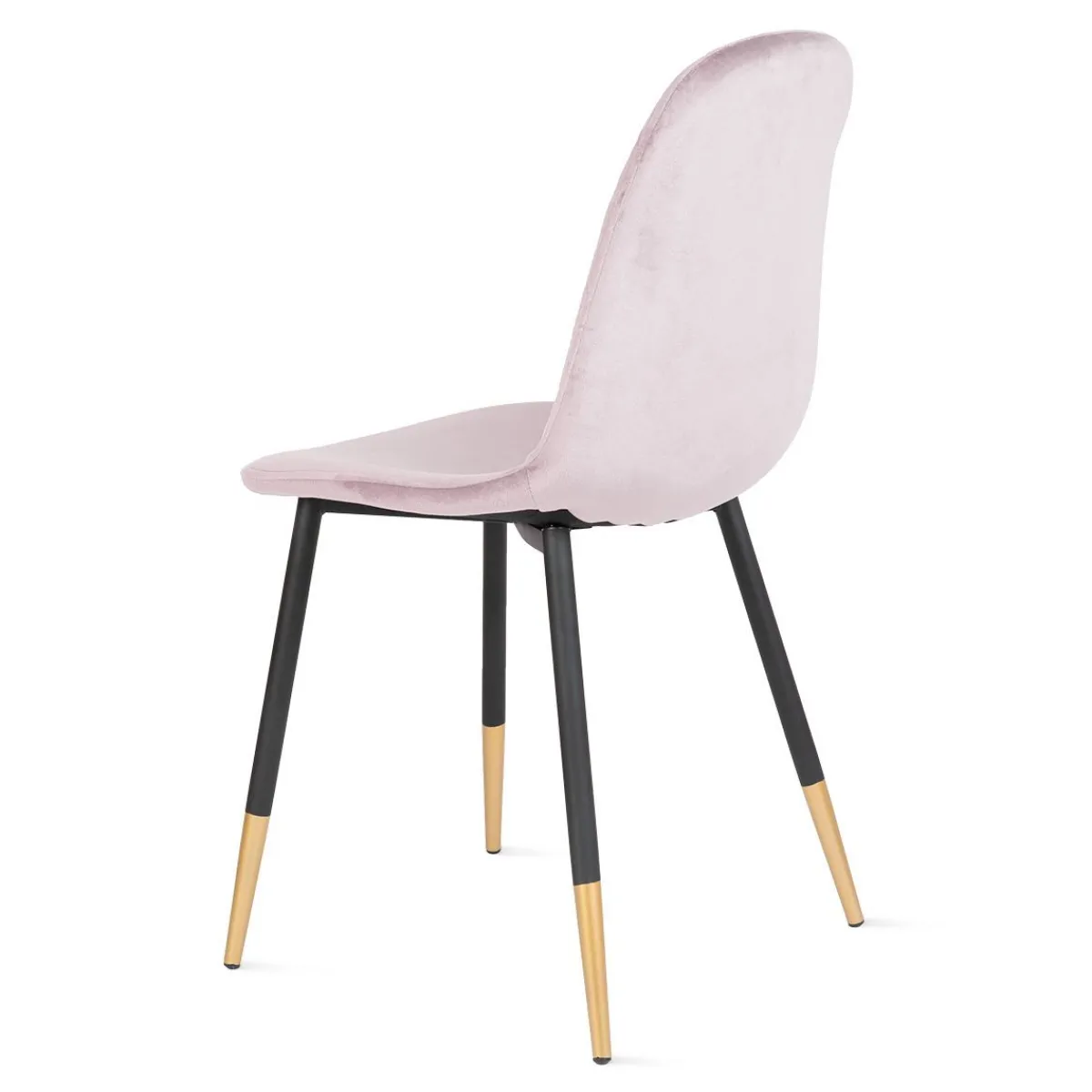 HOMLA Krzeslo Noir Welurowe Rozowe 44X52X85Cm