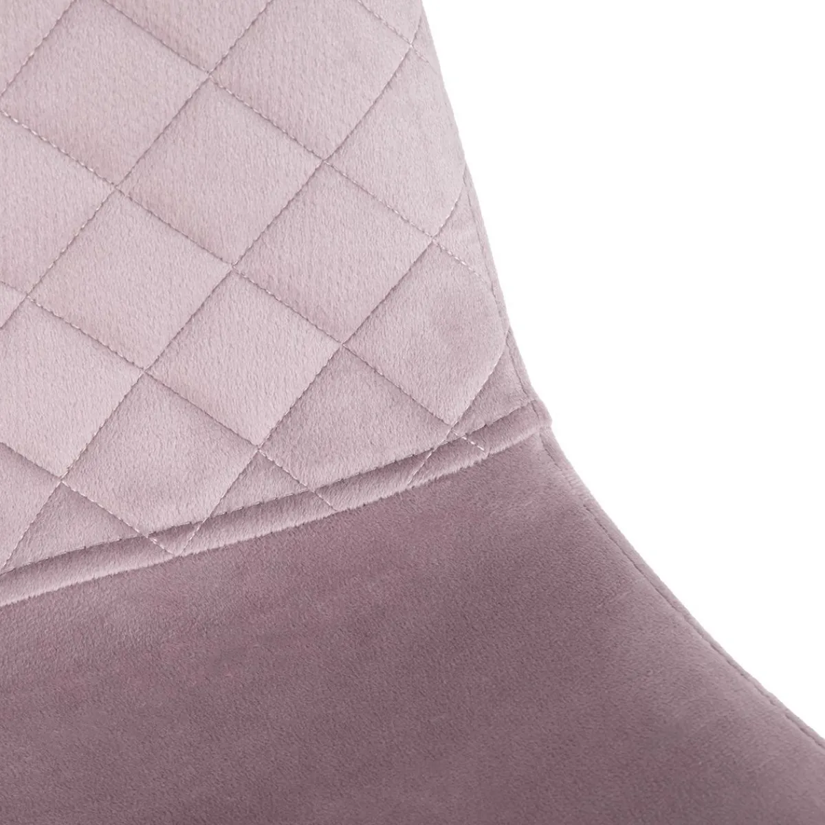 HOMLA Krzeslo Noir Welurowe Rozowe 44X52X85Cm