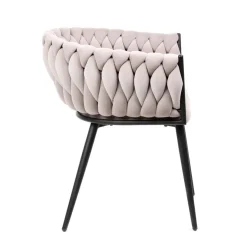 HOMLA Krzeslo Prinssi New Bezowe 60X60X79 Cm