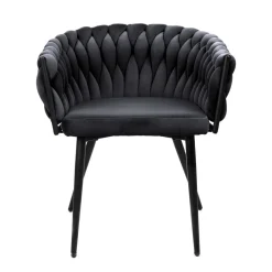 HOMLA Krzeslo Prinssi New Czarne 60X60X79 Cm