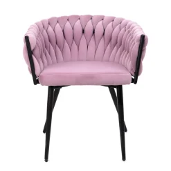 HOMLA Krzeslo Prinssi New Rozowe 60X60X79 Cm