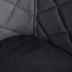 HOMLA Krzeslo Shelton Welurowe Szare 56X60X84Cm