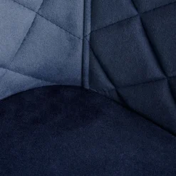 HOMLA Krzeslo Shelton Welurowe Granatowe 56X60X84Cm