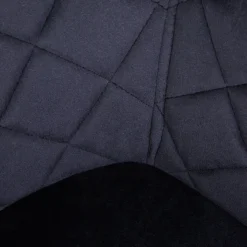 HOMLA Krzeslo Shelton Welurowe Czarne 56X60X84Cm