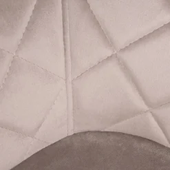 HOMLA Krzeslo Shelton Welurowe Bezowe 56X60X84Cm