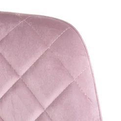 HOMLA Krzeslo Shelton Welurowe Rozowe 56X60X84Cm