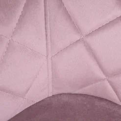 HOMLA Krzeslo Shelton Welurowe Rozowe 56X60X84Cm