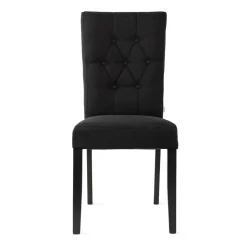 HOMLA Krzeslo Skania Czarne Lite Drewno