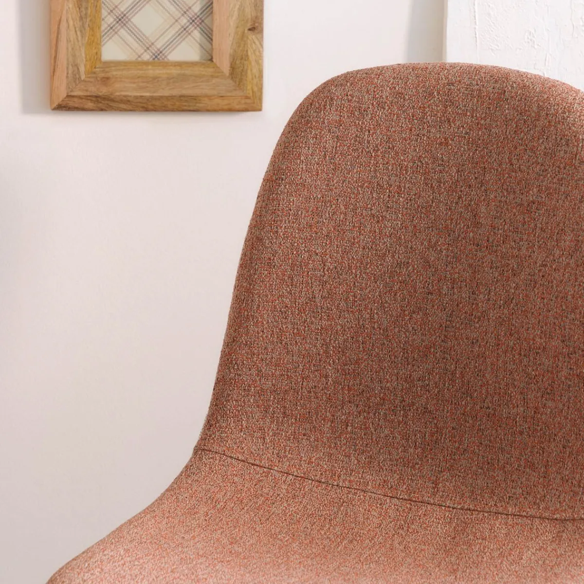 HOMLA Krzeslo Slank W Tkaninie Ceglaste 44X52X85Cm