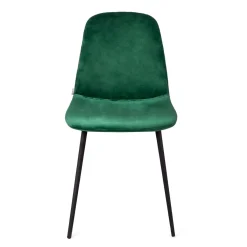 HOMLA Krzeslo Slank Welurowe Zielone 44X52X85Cm