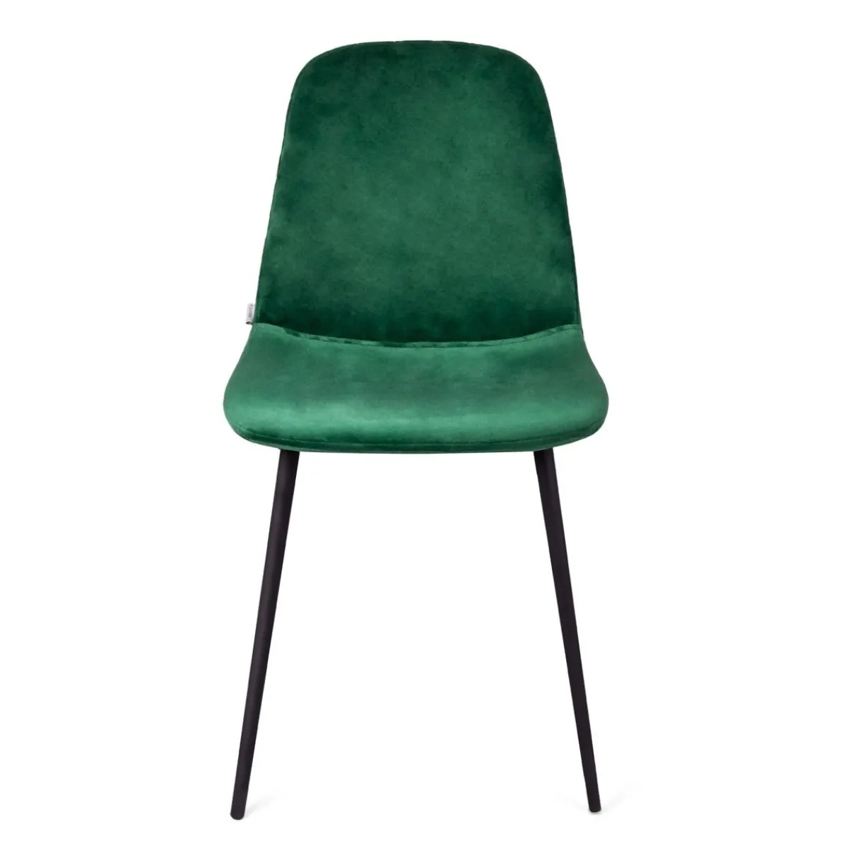 HOMLA Krzeslo Slank Welurowe Zielone 44X52X85Cm