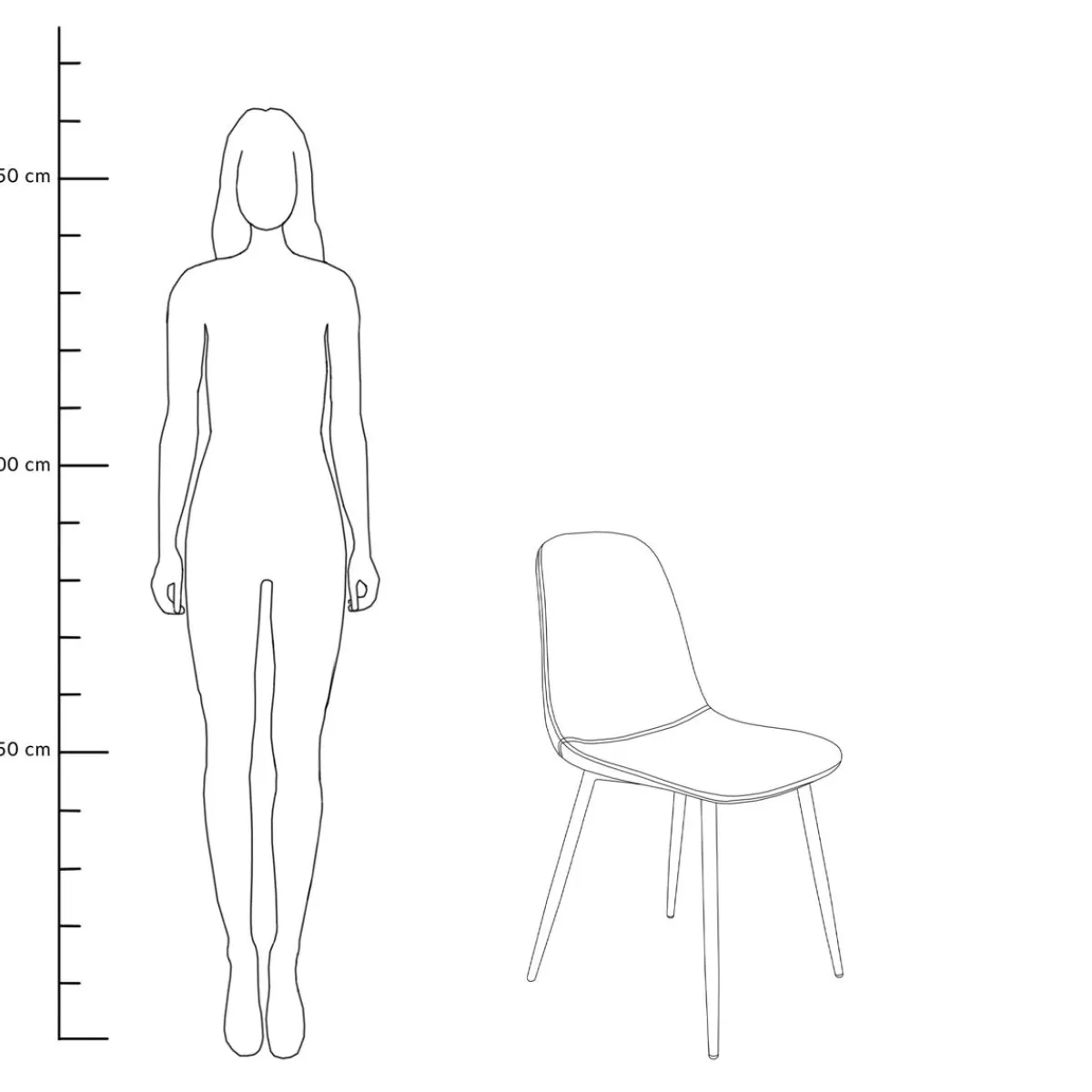 HOMLA Krzeslo Slank Welurowe Zielone 44X52X85Cm