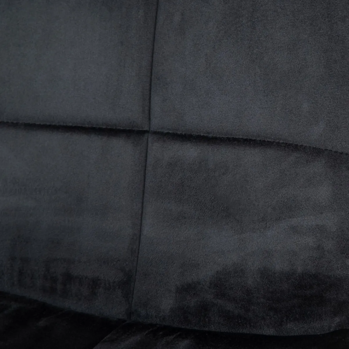 HOMLA Krzeslo Triss Welurowe Czarne 44X57X88 Cm