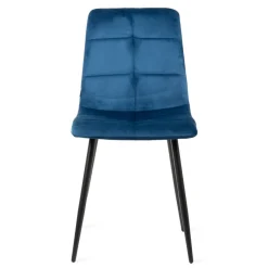 HOMLA Krzeslo Triss Welurowe Granatowe 44X57X88 Cm