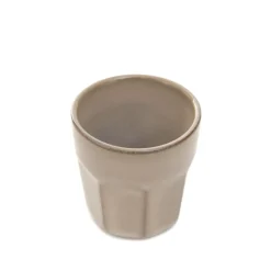 HOMLA Kubek Carla Bez Ucha Maly Bezowy 0,09 L