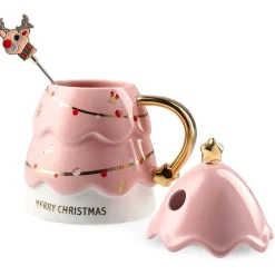 HOMLA Kubek Eilis Choinka Rozowa 0,45 L