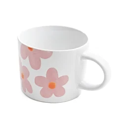 HOMLA Kubek Gradas W Duze Rozowe Kwiaty 0,3 L