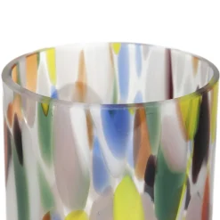 HOMLA Kubek Lazienkowy Rhory W Kolorowe Wzory 7,5X7,5X10,5 Cm