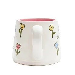 HOMLA Kubek Malis Z Rozowym Srodkiem W Kwiaty 0,35 L