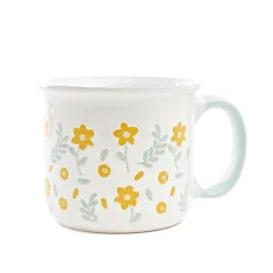 HOMLA Kubek Tulina W Zolte Kwiaty 0,45 L