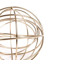 HOMLA Kula Dekoracyjna Girona Zlota 17X17 Cm