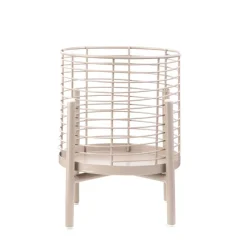 HOMLA Kwietnik Floero Metalowy Bezowy 18X25 Cm