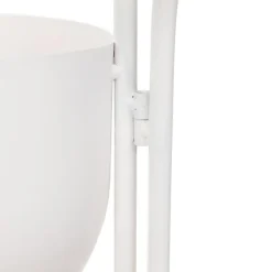 HOMLA Kwietnik Floero Metalowy Bialy 49X14X80 Cm