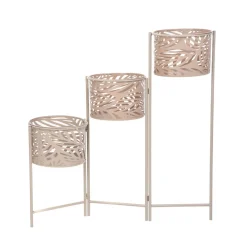 HOMLA Kwietnik Floero Z Azurowymi Donicami 64X24X75 Cm