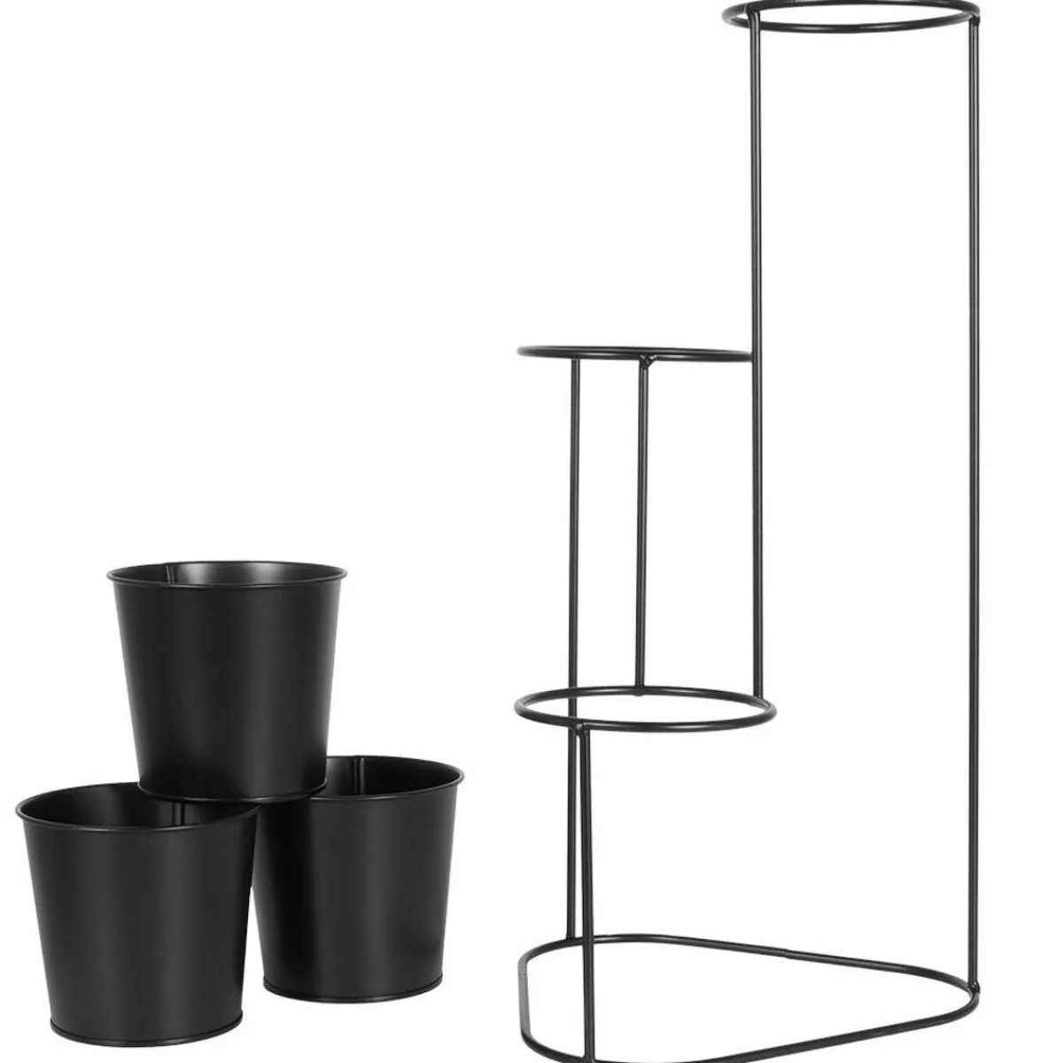 VILDE Kwietnik Loft 3-Poziomowy 21,5X22,5X45,5 Cm