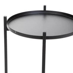 HOMLA Kwietnik Roh Dwupoziomowy Czarny 25X53,5 Cm