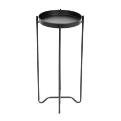 HOMLA Kwietnik Roh Jednopoziomowy Czarny 25,5X58 Cm