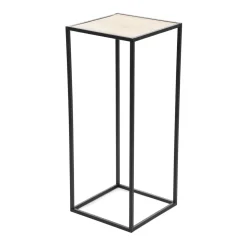 HOMLA Kwietnik Roh Metalowy Czarny 31X31X75 Cm