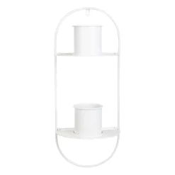 HOMLA Kwietnik Roh Wiszacy Ecru 26X16X65 Cm