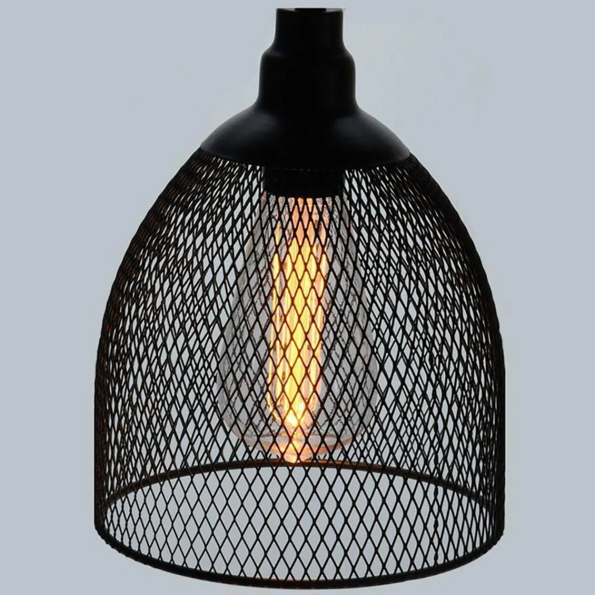 KOOPMAN Lampa Atros Wiszaca Czarna 21X16 Cm