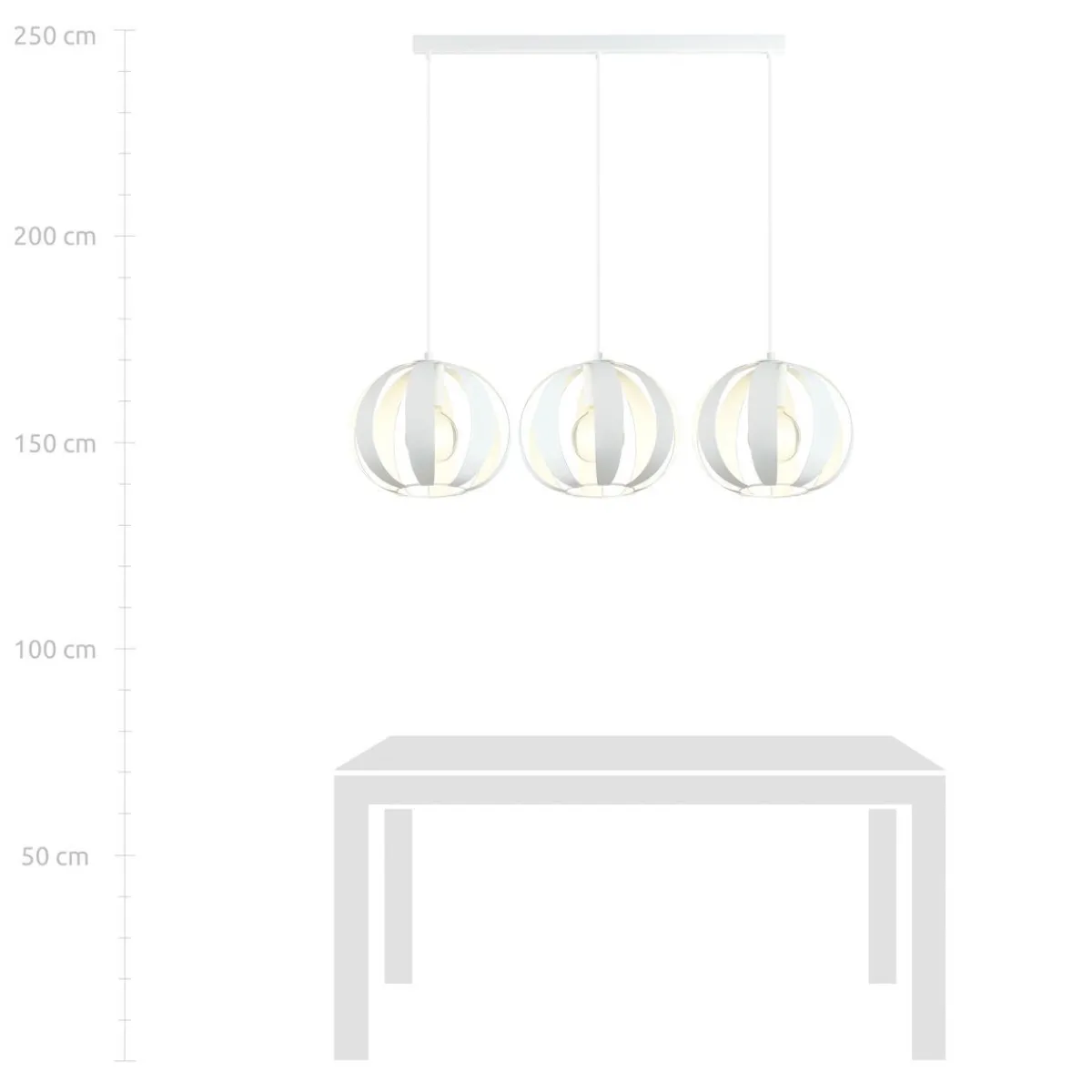 EMIBIG Lampa Galia Wiszaca 3-Punktowa