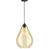 HOMLA Lampa Miste Wiszaca Bursztynowa 24X24X180 Cm
