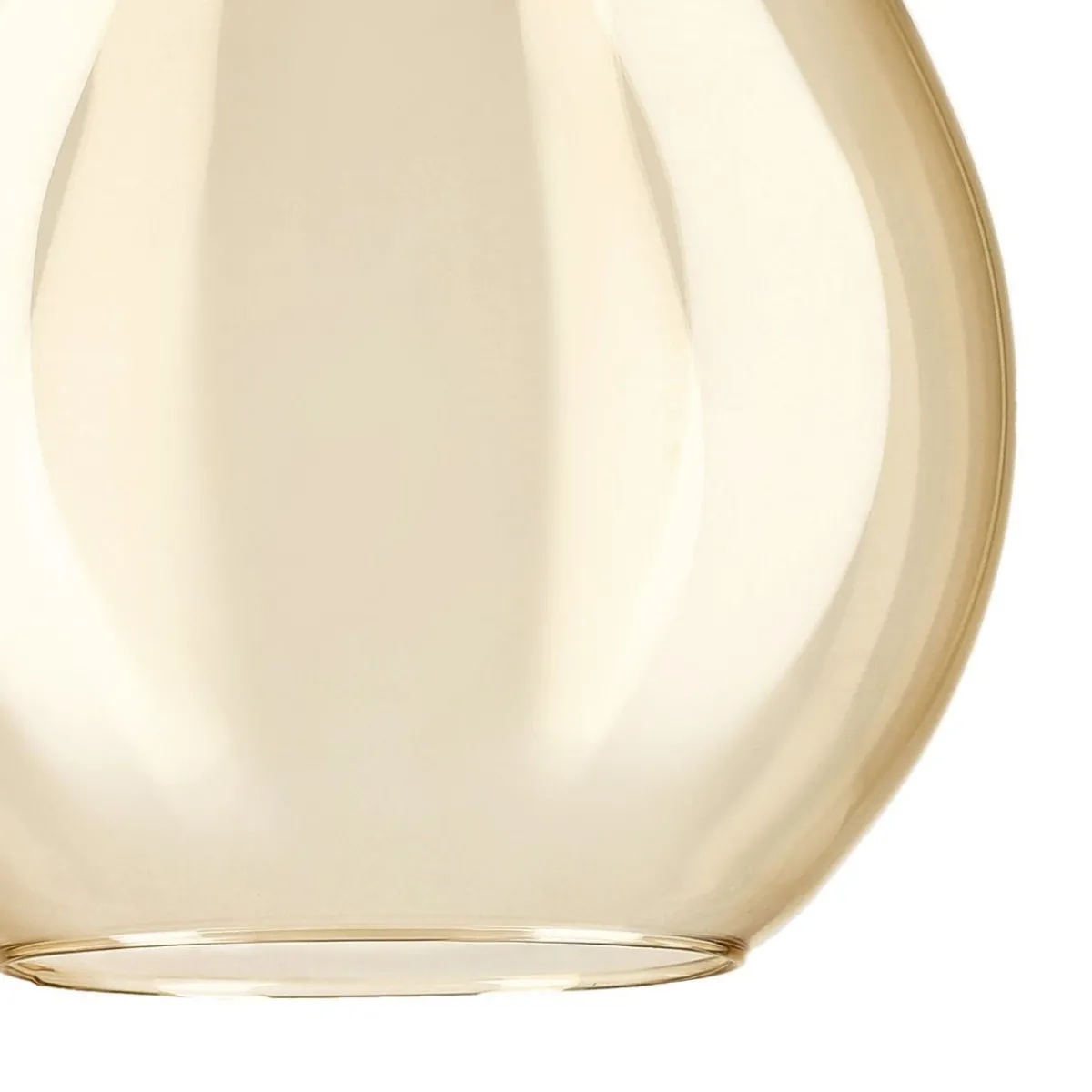 HOMLA Lampa Miste Wiszaca Bursztynowa 24X24X180 Cm