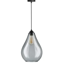 HOMLA Lampa Miste Wiszaca Grafitowa 24X24X180 Cm