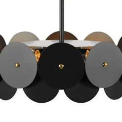 MARKSLOJD Lampa Sufitowa Vegas Czarna 53X53X160Cm