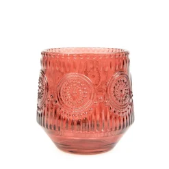 HOMLA Lampion Barrel Brazowy 8X8X8 Cm