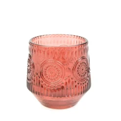 HOMLA Lampion Barrel Brazowy 8X8X8 Cm