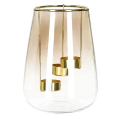 HOMLA Lampion Galia Szklany 15X20 Cm