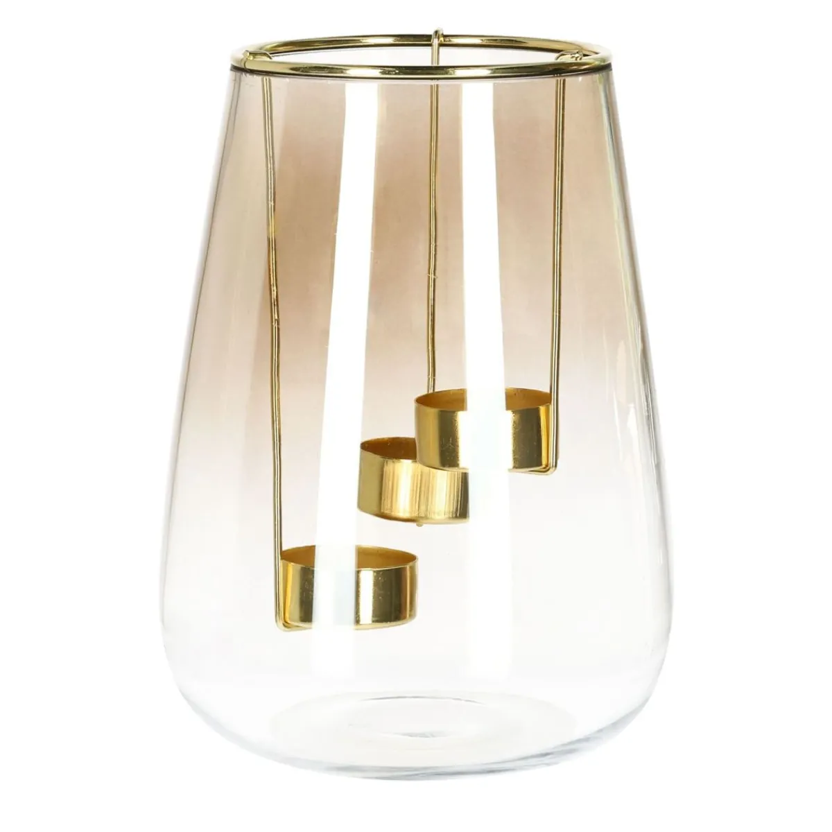 HOMLA Lampion Galia Szklany 15X20 Cm